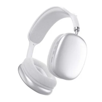Audífonos bluetooth on ear Decibel Space micrófono integrado, máx. 16 horas, TF card, blanco