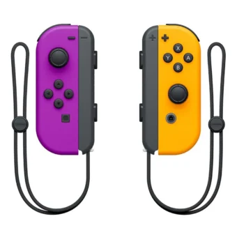 Mando Nintendo Joy-Con para switch, inalámbrico, morado y naranja