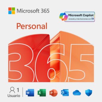 Microsoft 365 Personal 1 Usuario 12 Meses